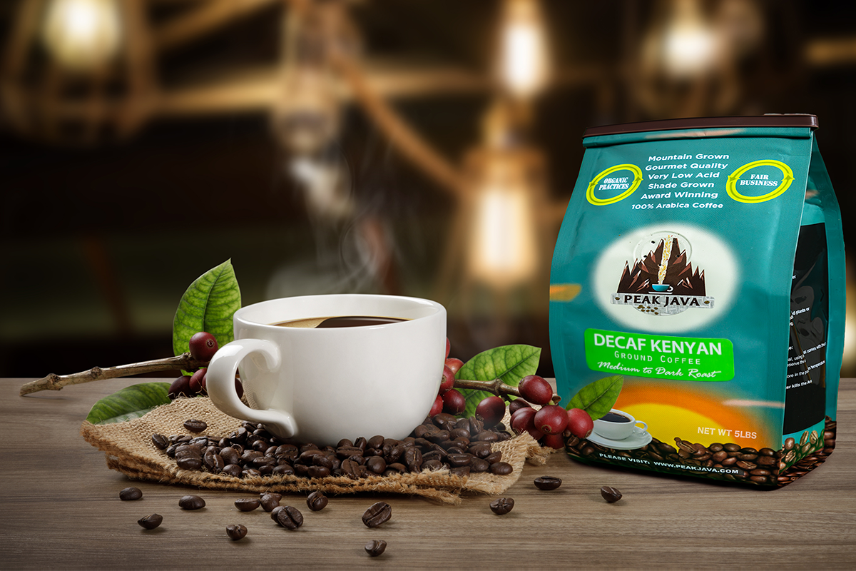 Decaf Kenya coffee - 5 Lbs- Free Shipping